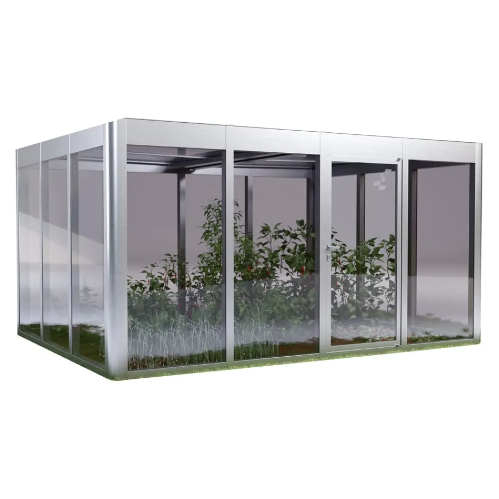 SunElements Gewächshaus Modern 4.3 alufarbig Online