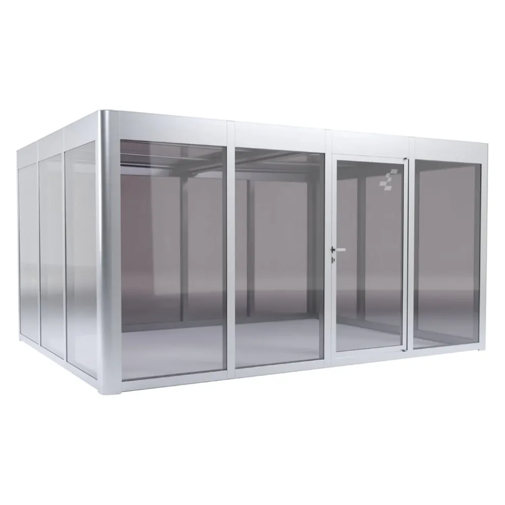 SunElements Gewächshaus Modern 4.3 alufarbig Online