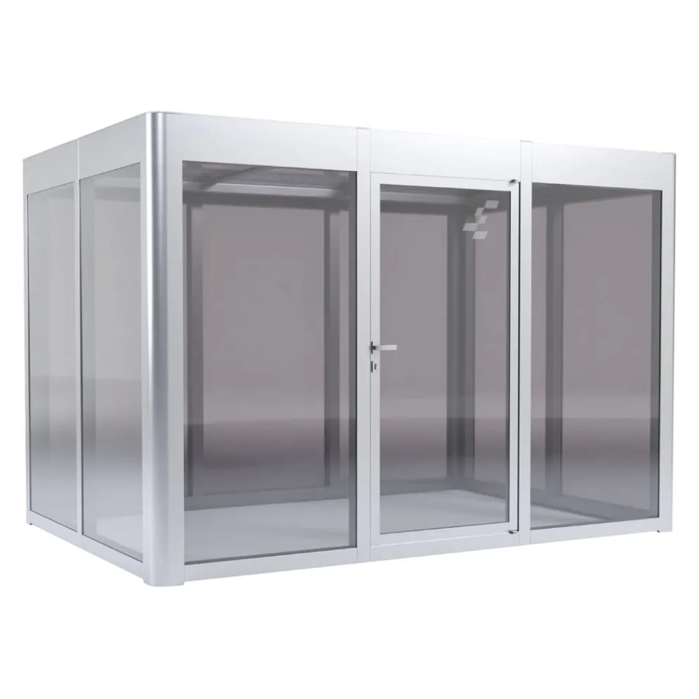 SunElements Gewächshaus Modern 3.2 alufarbig Hot