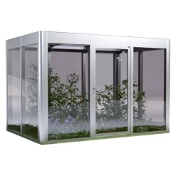 SunElements Gewächshaus Modern 3.2 alufarbig Hot