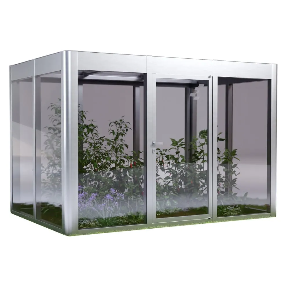 SunElements Gewächshaus Modern 3.2 alufarbig Hot