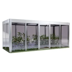 SunElements Gewächshaus Modern 5.2 alufarbig Clearance