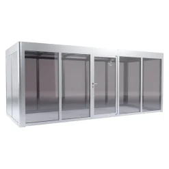 SunElements Gewächshaus Modern 5.2 alufarbig Clearance