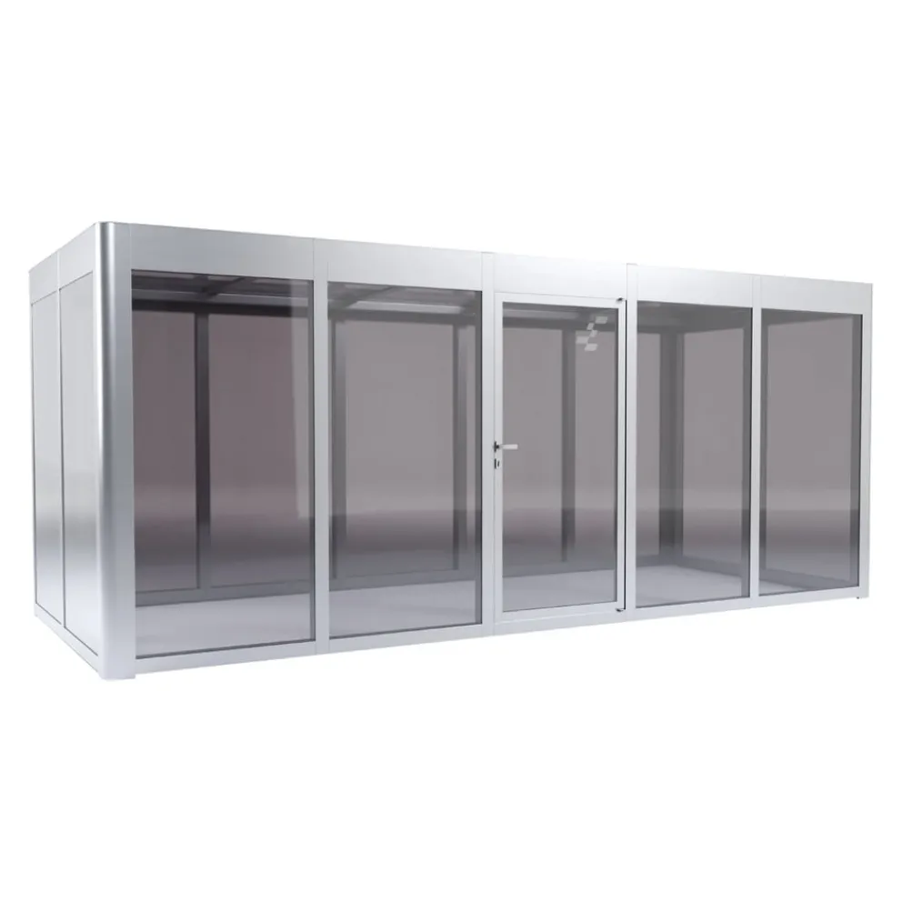 SunElements Gewächshaus Modern 5.2 alufarbig Clearance