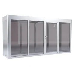 SunElements Gewächshaus Modern 4.1 alufarbig Discount