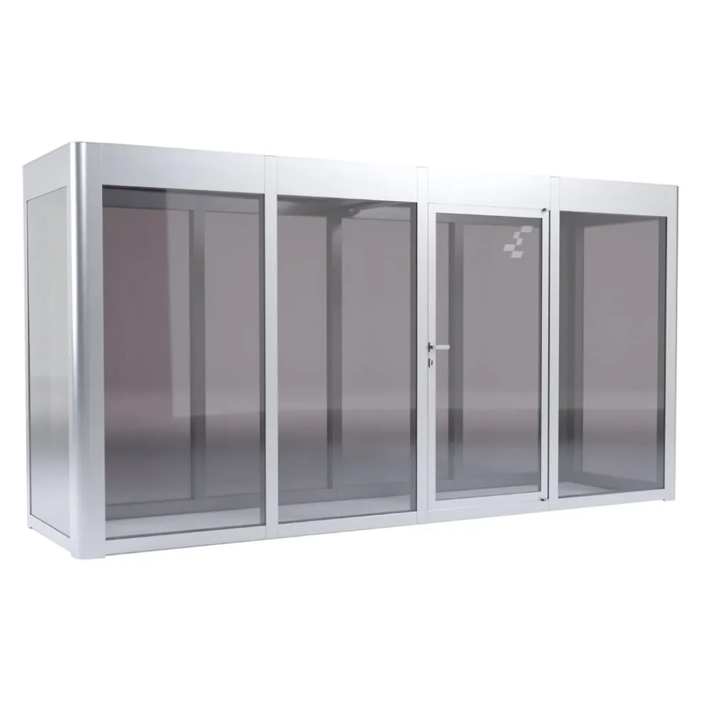 SunElements Gewächshaus Modern 4.1 alufarbig Discount