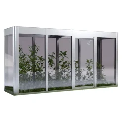 SunElements Gewächshaus Modern 4.1 alufarbig Discount