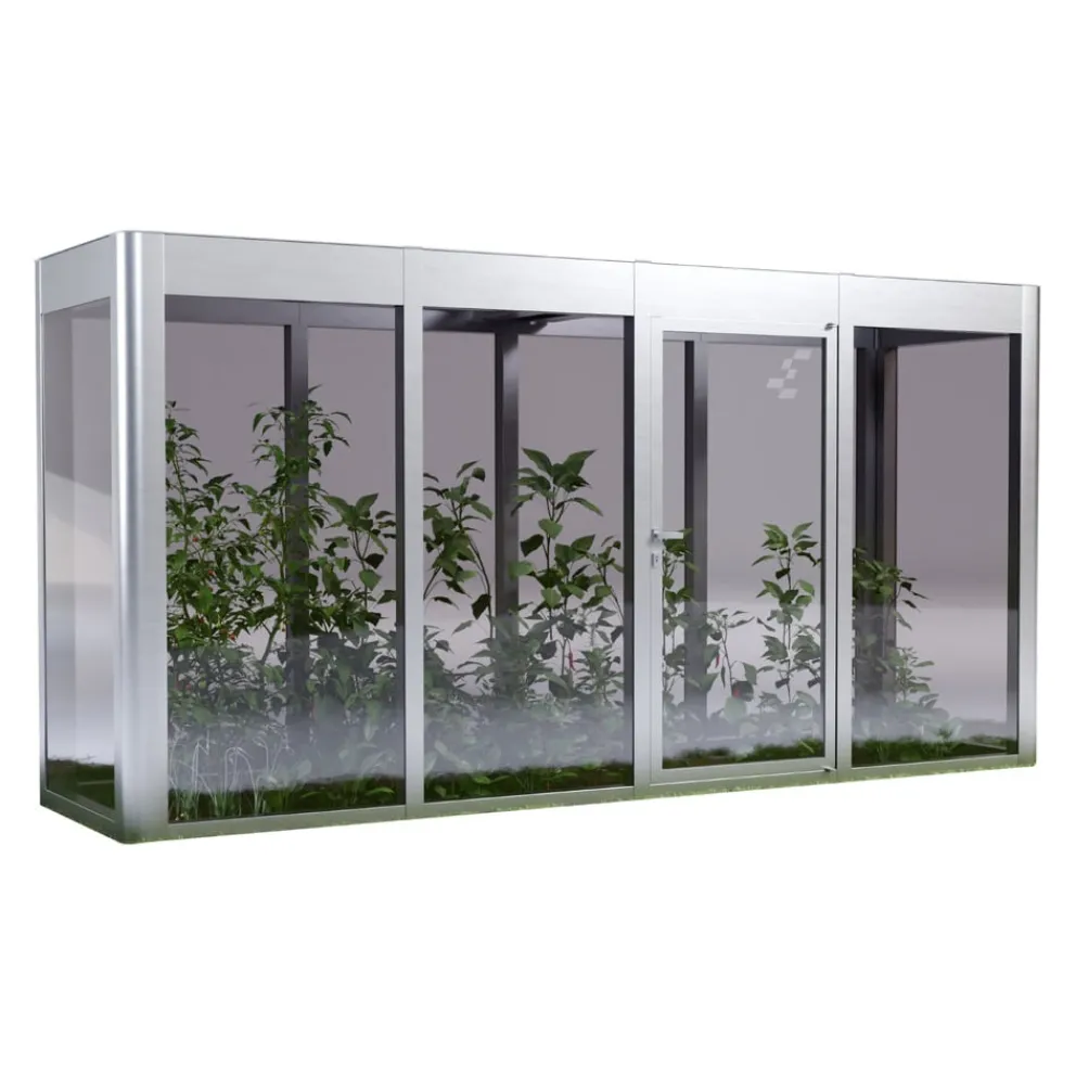 SunElements Gewächshaus Modern 4.1 alufarbig Discount