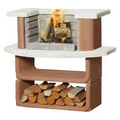 Buschbeck Grillbar Kansas terracotta, weiss Hot
