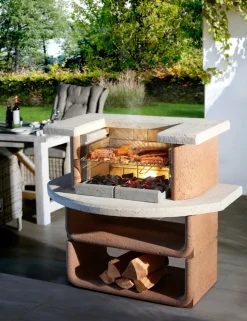 Buschbeck Grillbar Kansas terracotta, weiss Hot