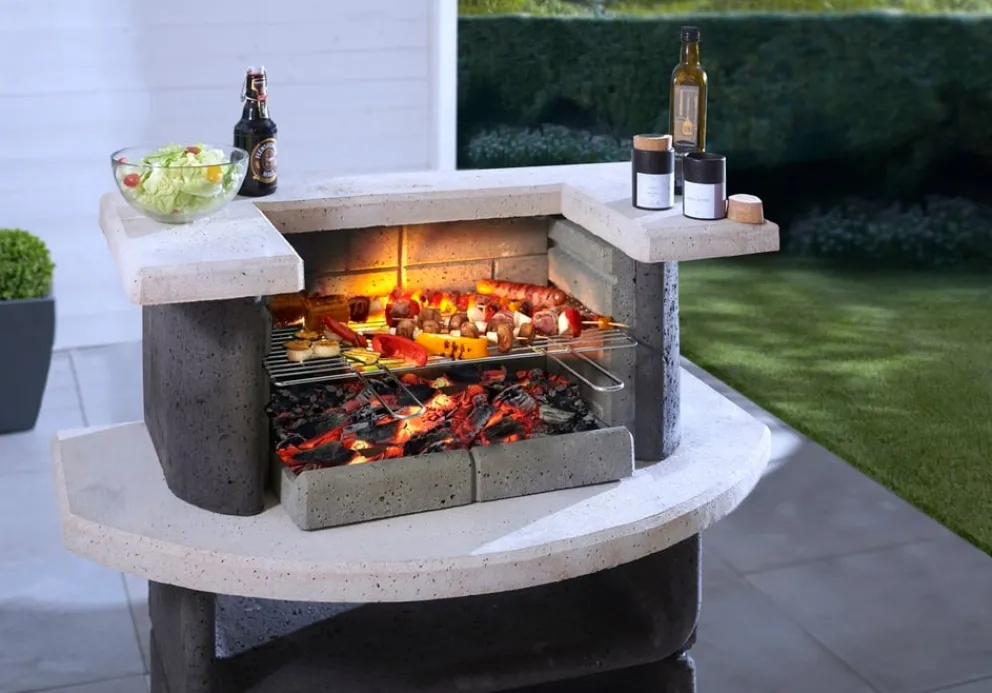 Buschbeck Grillbar Oregon anthrazit, weiss Hot