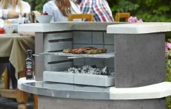 Buschbeck Grillbar Stockholm anthrazit, weiss Hot