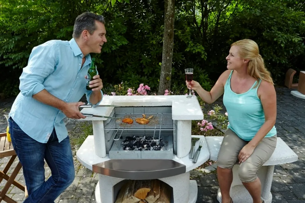 Buschbeck Grillbar Venedig weiss Hot