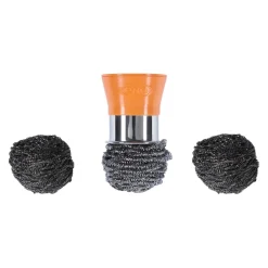 ENO Planchas Grillbürste Plancha Rund orange, silber Discount