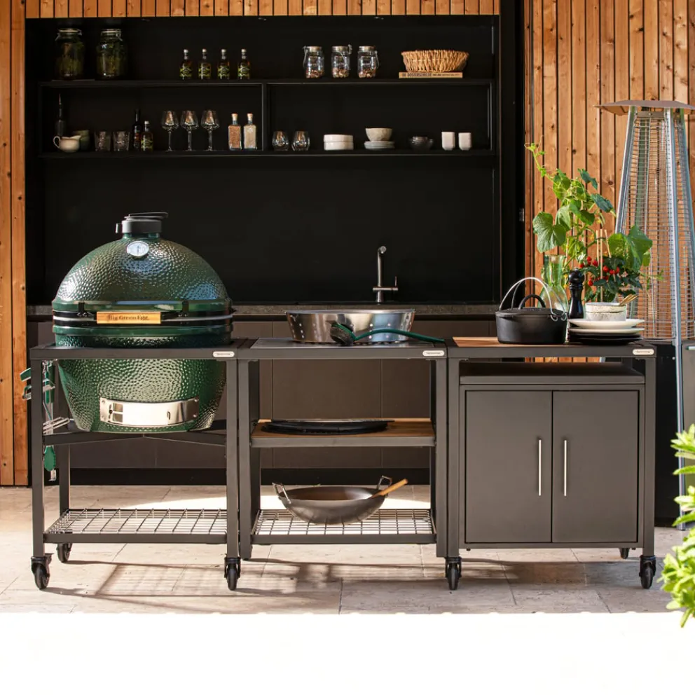Big Green Egg Grillgestell BBQ schwarz Discount