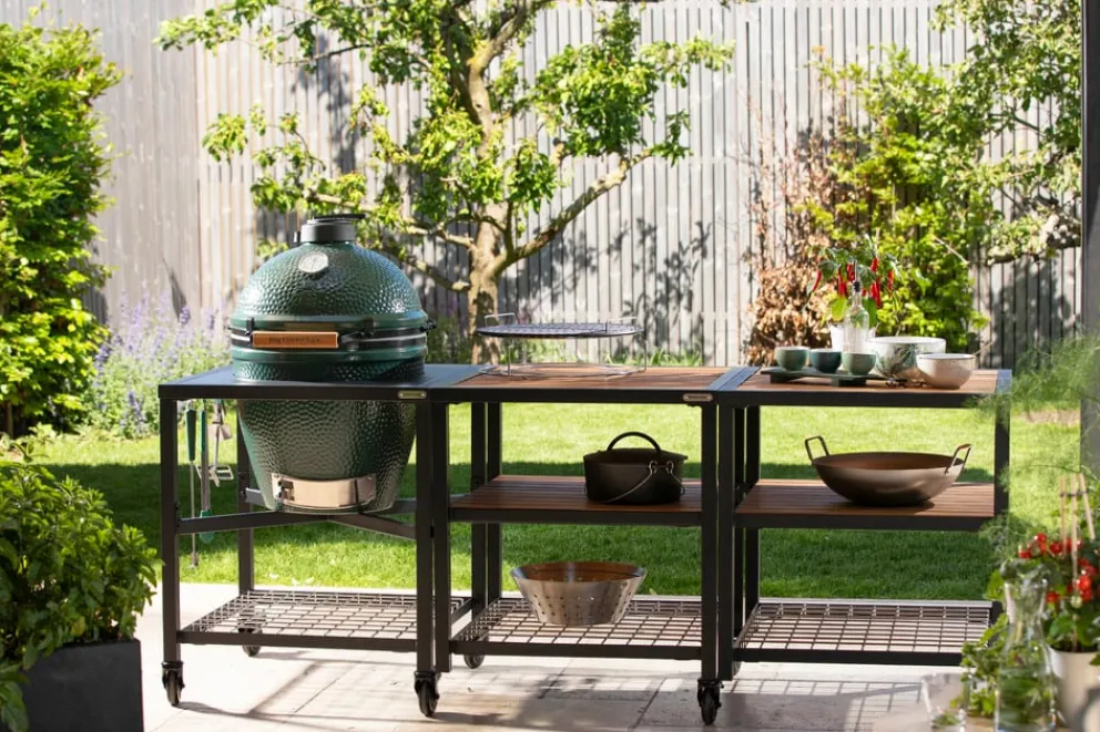 Big Green Egg Grillgestell BBQ akaziefarbig Discount