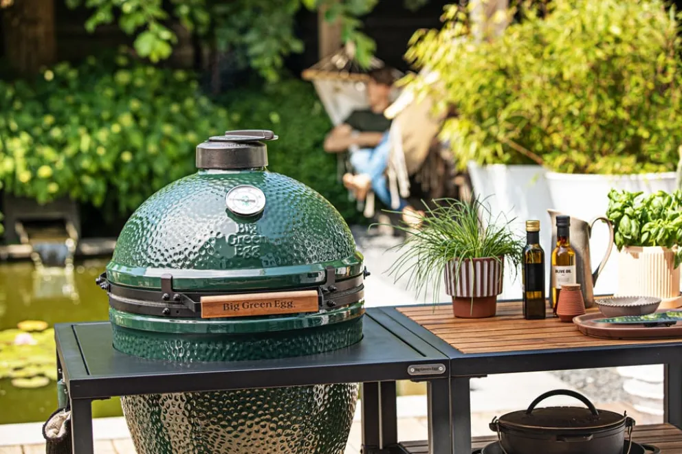 Big Green Egg Grillgestell BBQ akaziefarbig Discount