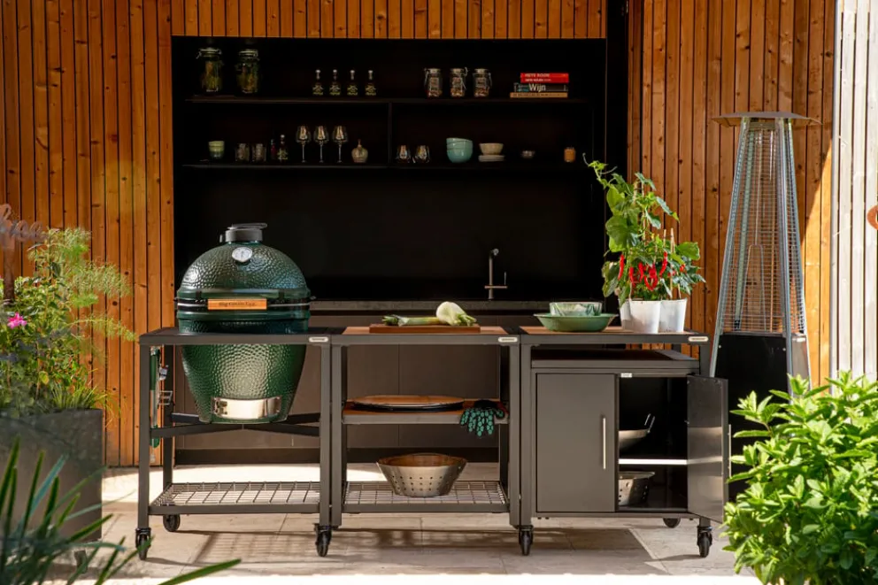Big Green Egg Grillgestell BBQ akaziefarbig Discount