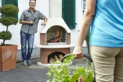 Buschbeck Grillkamin Bali terracotta, weiss