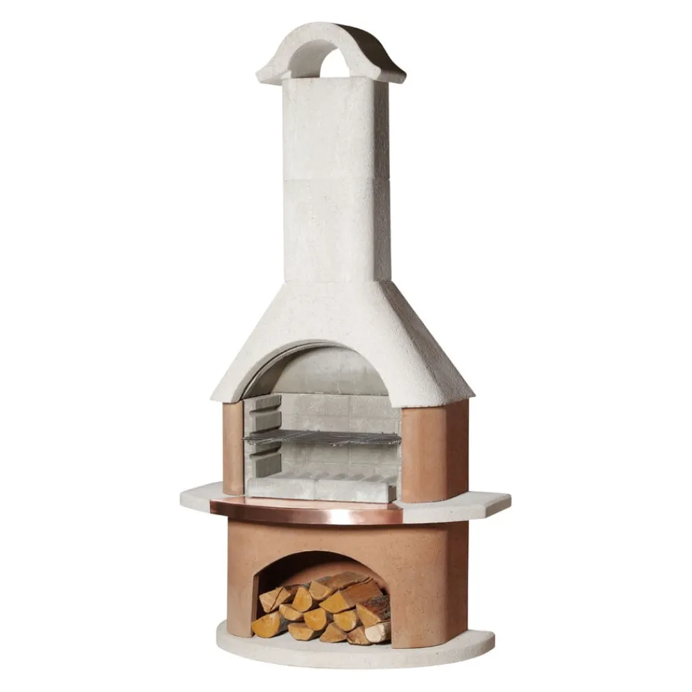 Buschbeck Grillkamin Bologna terracotta, weiss New