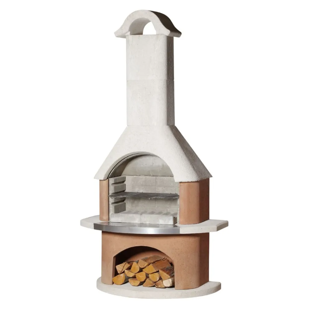 Buschbeck Grillkamin Davos terracotta, weiss Best