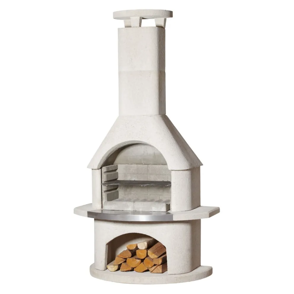 Buschbeck Grillkamin Elba weiss Discount