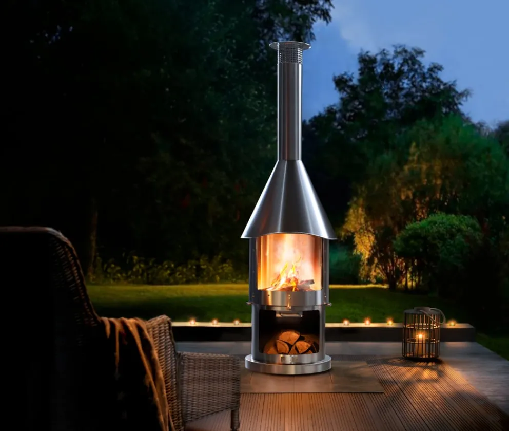 Buschbeck Grillkamin Melbourne grau Discount