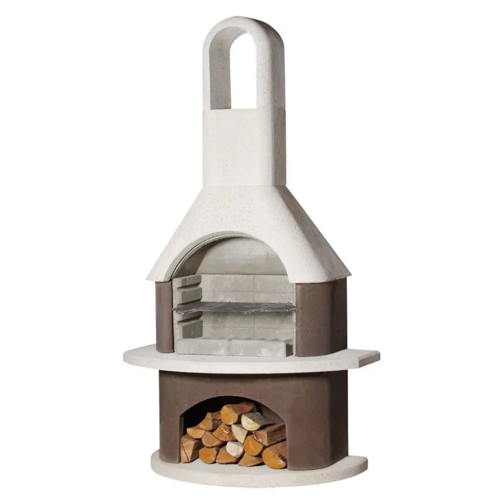 Buschbeck Grillkamin Milano braun, weiss Sale