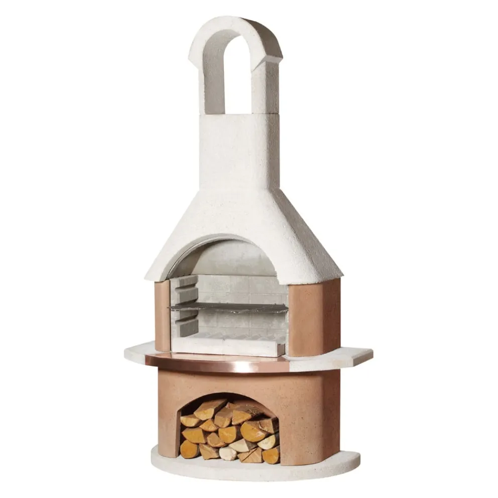 Buschbeck Grillkamin Toscana terracotta, weiss Sale