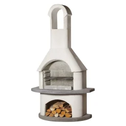 Buschbeck Grillkamin Valenzia anthrazit, weiss Discount