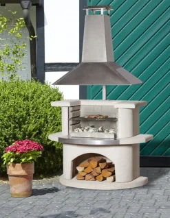 Buschbeck Grillkamin Venedig weiss Discount