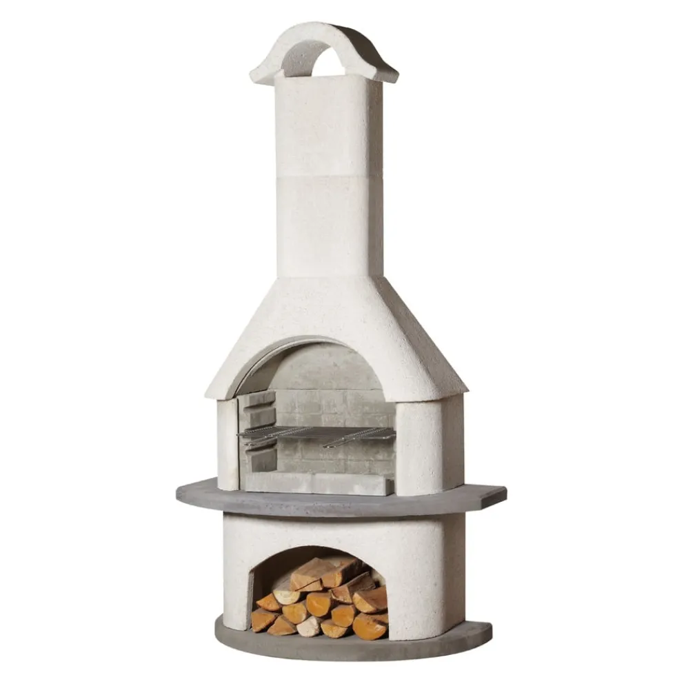 Buschbeck Grillkamin Verona anthrazit, weiss