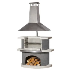 Buschbeck Grillkamin Zürich anthrazit, weiss Clearance