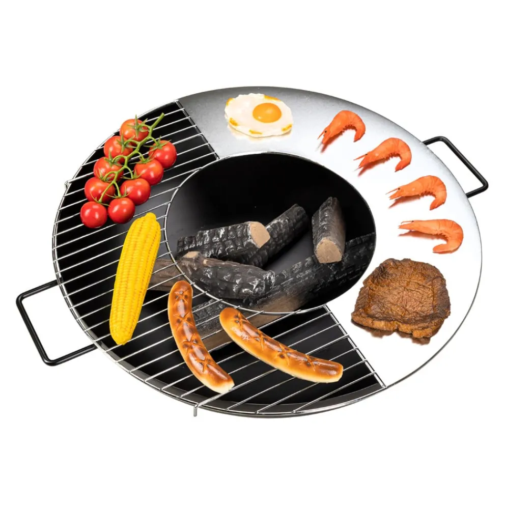 Nouvel Grillplatte Kombi silber Online