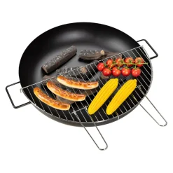 Nouvel Grillrost Feuerschale silber Sale