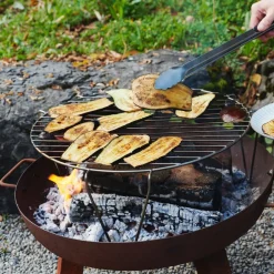 Nouvel Grillrost Für Feuerschalen silber Best