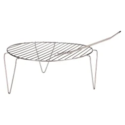 Nouvel Grillrost Für Feuerschalen silber Discount