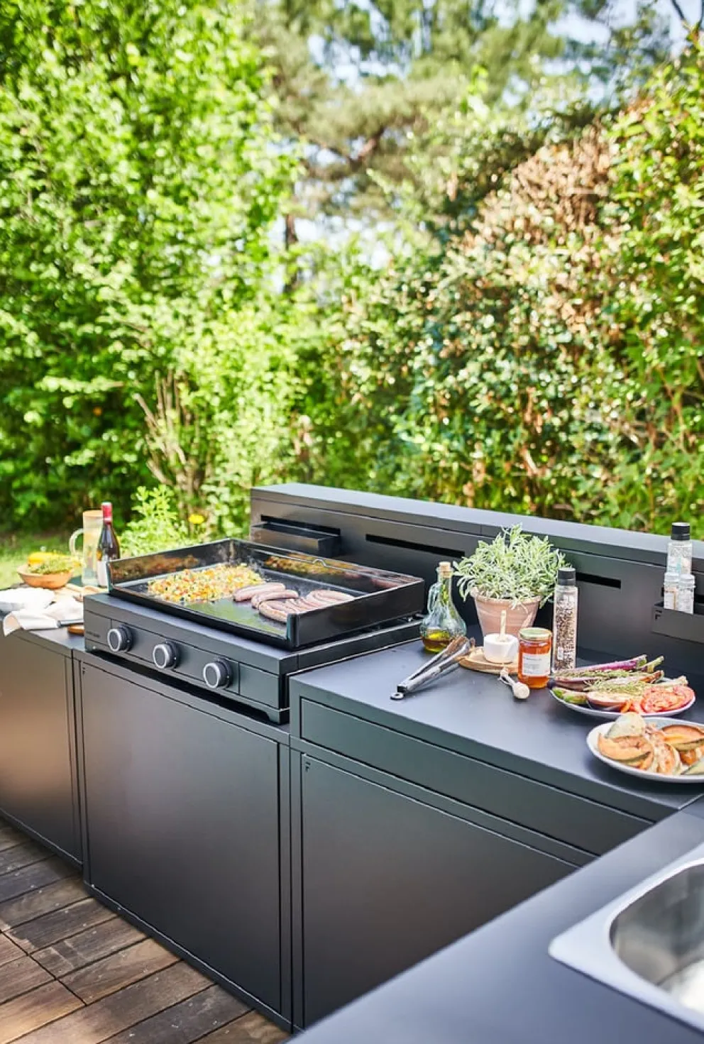 Forge Adour Grillzange Titan schwarz Online