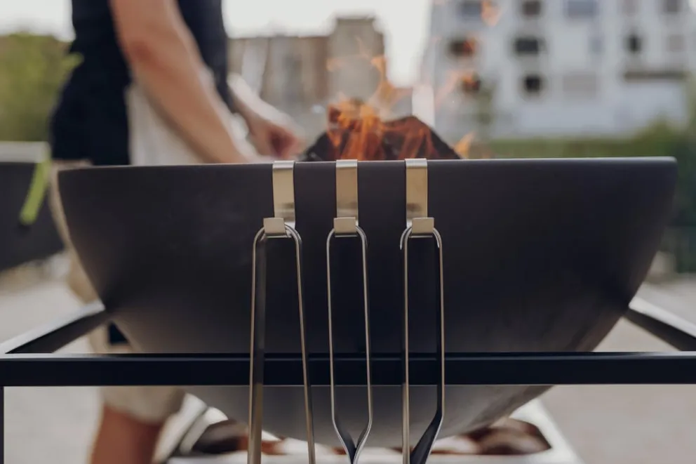Höfats Grillzange Tools silber