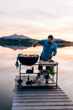 Höfats Grillzubehör Fire Kitchen schwarz, silber Discount