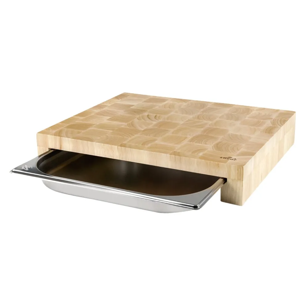 ENO Planchas Grillzubehör Schneidbrett Mit Schale braun, silber Online