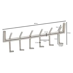 MID.YOU Hakenleiste Design silber Hot
