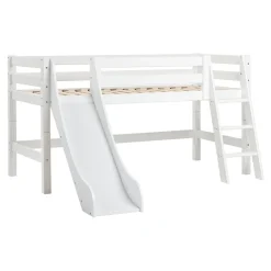 Hoppekids Halbhochbett Einlegerahmen HS-Luxury weiss Hot