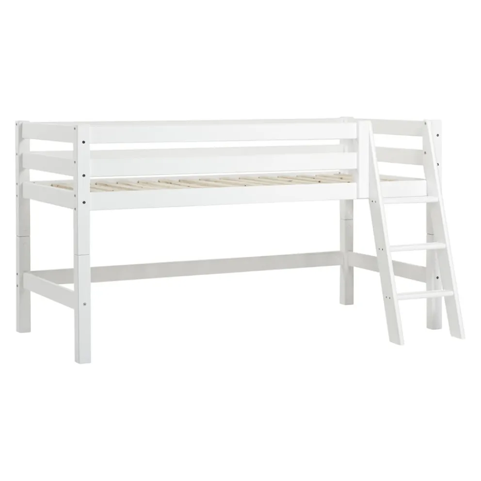 Hoppekids Halbhochbett Lattenrost HS-Luxury weiss Sale