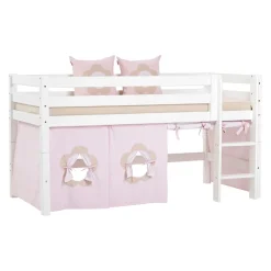 Hoppekids Halbhochbett Lattenrost HS-Luxury weiss Hot