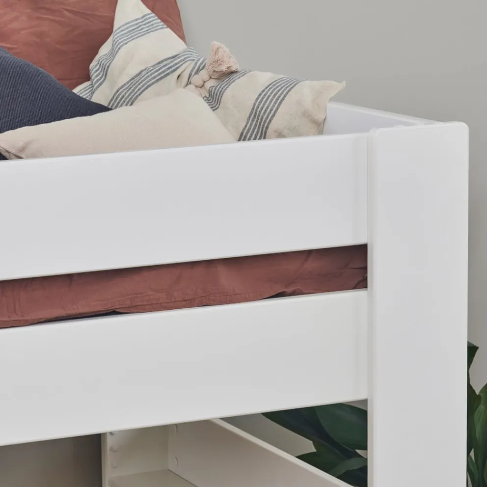 Hoppekids Halbhochbett Steens for Kids weiss Outlet