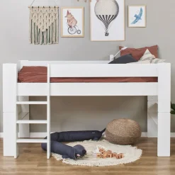 Hoppekids Halbhochbett Steens for Kids weiss Outlet