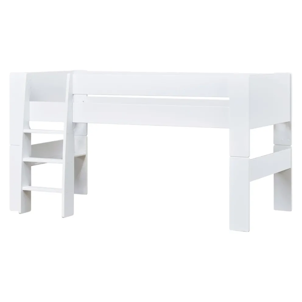 Hoppekids Halbhochbett Steens for Kids weiss Outlet