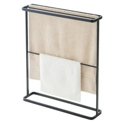 Yamazaki Handtuchständer Tower schwarz Clearance