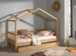 MID.YOU Hausbett Forrest eichefarbig